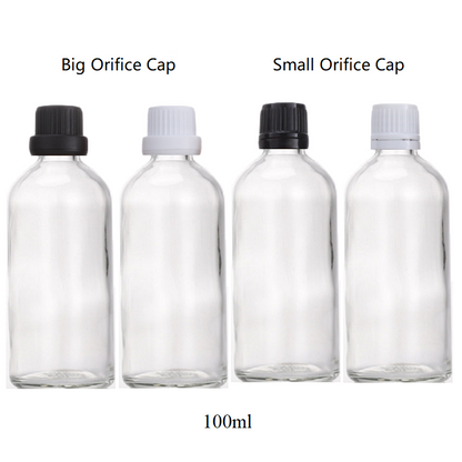 100ml Glass Round Bottle With Orifice Reducer