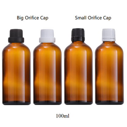 100ml Glass Round Bottle With Orifice Reducer