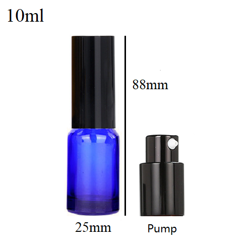 5ml-100ml Glass Round Bottle With Aluminum Pump