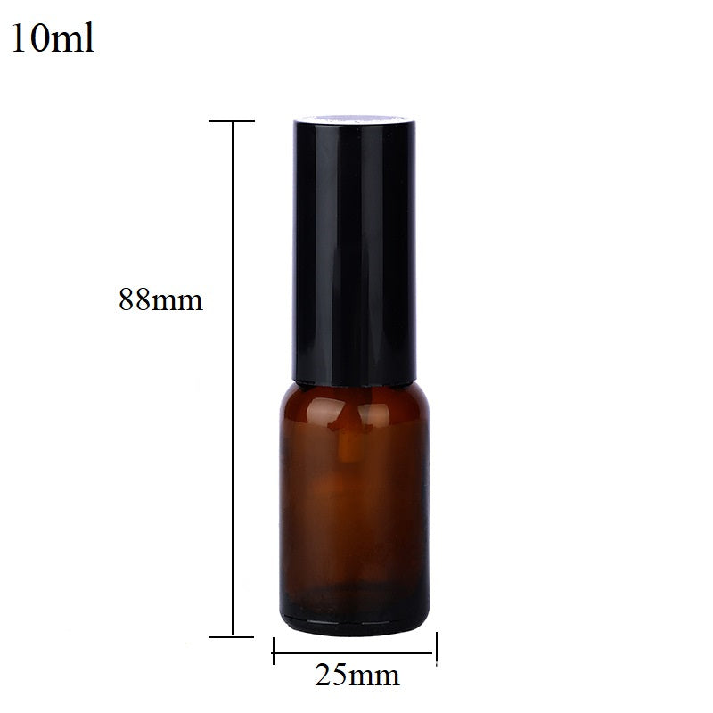 5ml-100ml Glass Round Bottle With Aluminum Sprayer / Pump