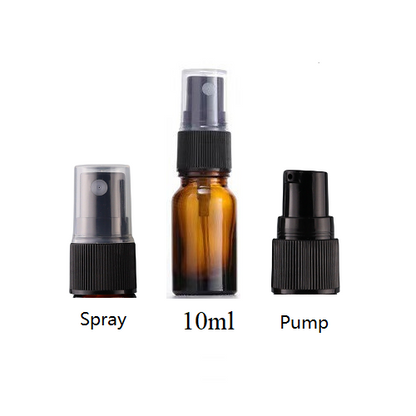 10ml Glass Round Bottle With Sprayer