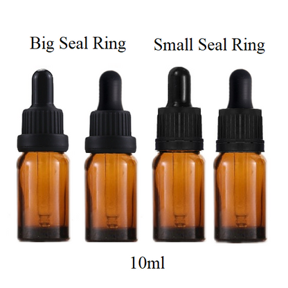 10ml Glass Round Bottle With Seal Ring Dropper