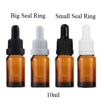 10ml Glass Round Bottle With Seal Ring Dropper