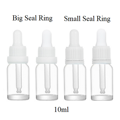 10ml Glass Round Bottle With Seal Ring Dropper