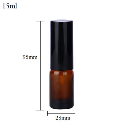 5ml-100ml Glass Round Bottle With Aluminum Sprayer / Pump