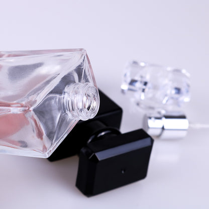 30ml 50ml Glass Square Cologne Perfume Bottle (Screw On)