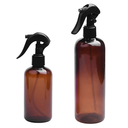 250ml 500ml PET Bottle With Black Mouse Nozzle Sprayer