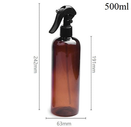 250ml 500ml PET Bottle With Black Mouse Nozzle Sprayer