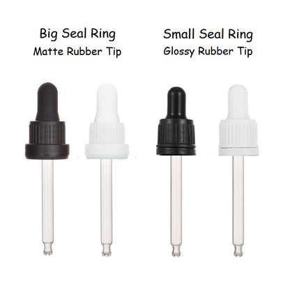 5ml Glass Round Bottle With Plastic Seal Ring Dropper