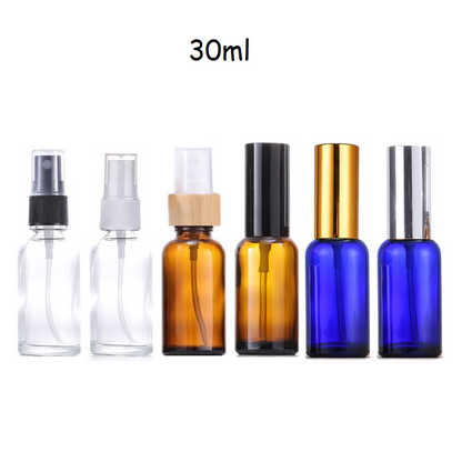 30ml Glass Round Bottle With Sprayer