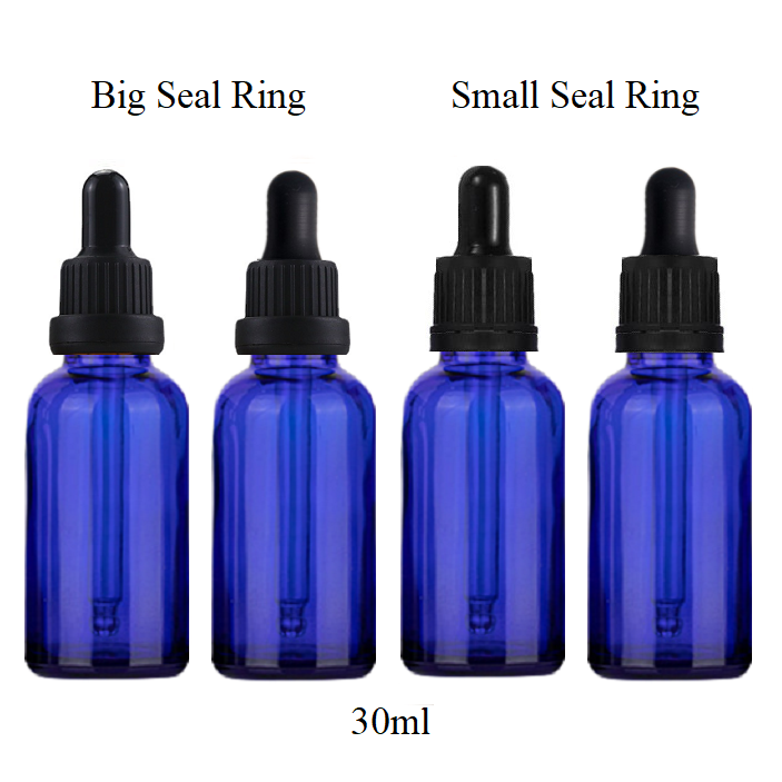 30ml Glass Round Bottle With Seal Ring Dropper