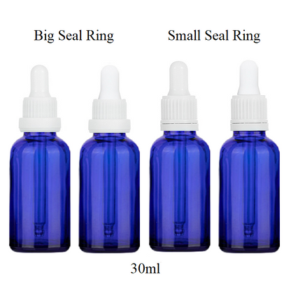 30ml Glass Round Bottle With Seal Ring Dropper