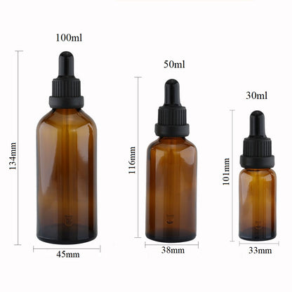 30ml Glass Round Bottle With Seal Ring Dropper