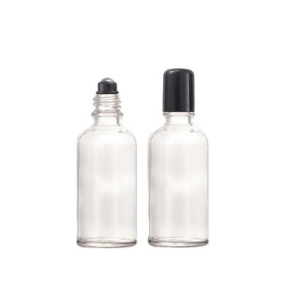 50ml Glass Round Roll On Bottle