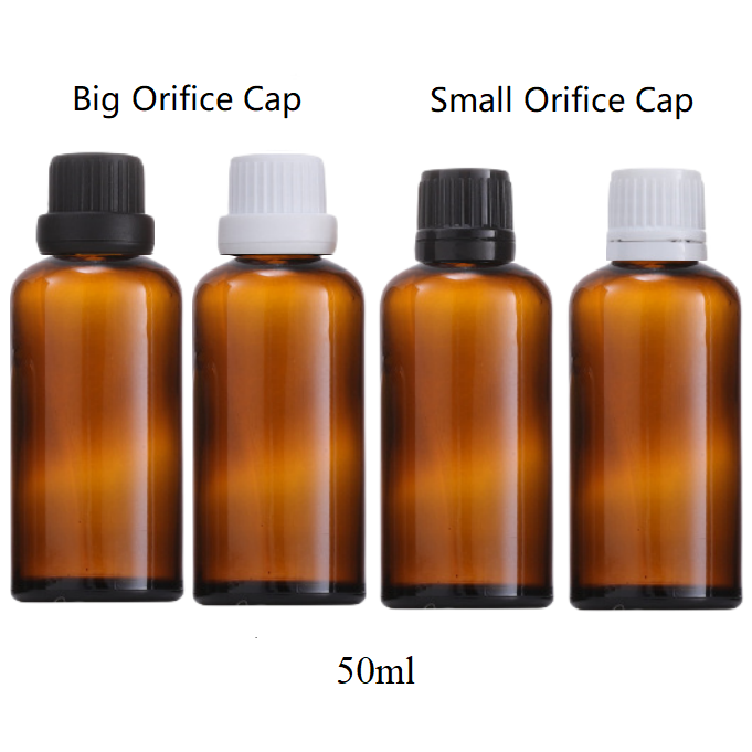 50ml Glass Round Bottle With Orifice Reducer