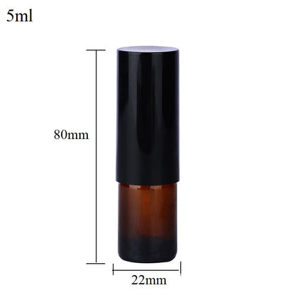 5ml-100ml Glass Round Bottle With Aluminum Sprayer / Pump