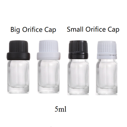 5ml Glass Round Bottle With Orifice Reducer