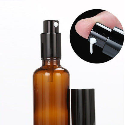 5ml-100ml Glass Round Bottle With Aluminum Pump