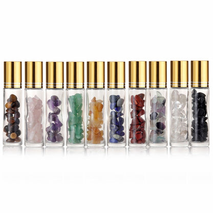 10ml Natural Gemstone Thick Glass Roll On