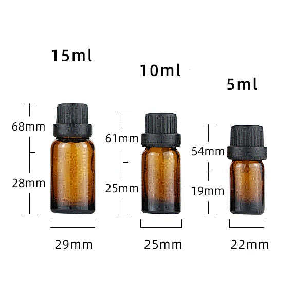 5ml Glass Round Bottle With Orifice Reducer