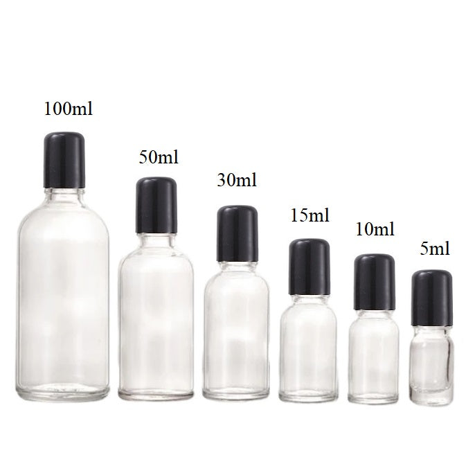 5ml-100ml Glass Round Roll On Bottle