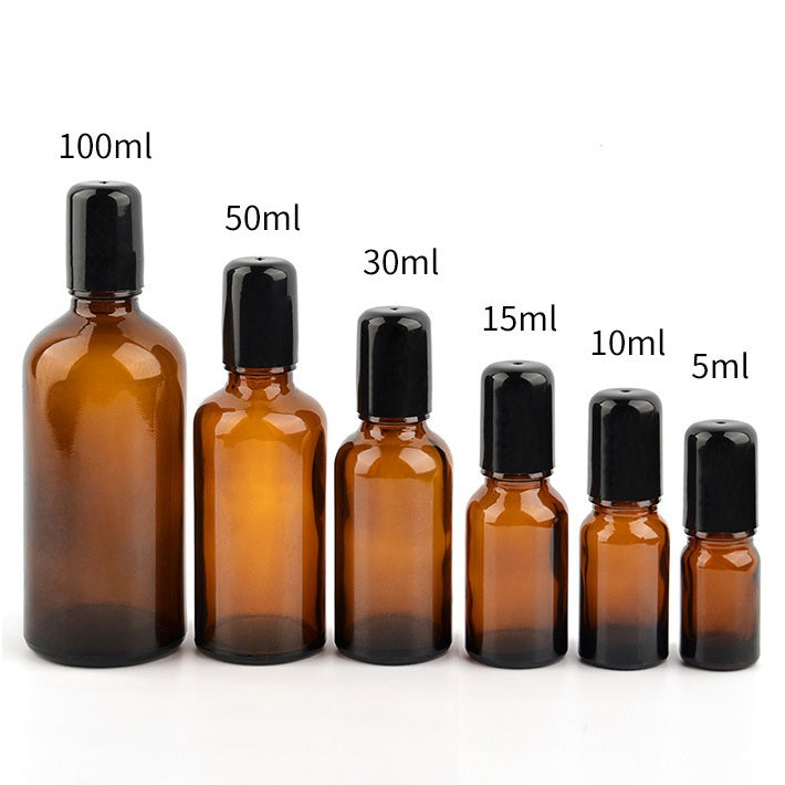 5ml-100ml Glass Round Roll On Bottle