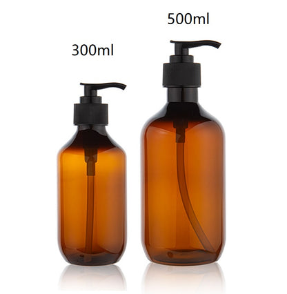 300ml 500ml PET Bottle With Black Pump