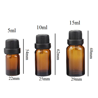 5ml-100ml Glass Round Bottle With Orifice Reducer