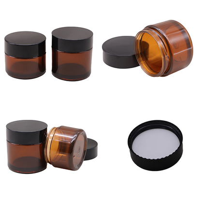 15g 30g 50g 120g Amber Black PET PLastic Jar