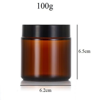 5g 15g 30g 60g 100g Amber Glass Jar