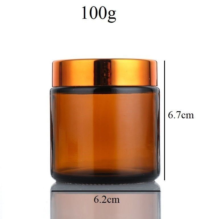 5g 15g 30g 60g 100g Amber Glass Jar