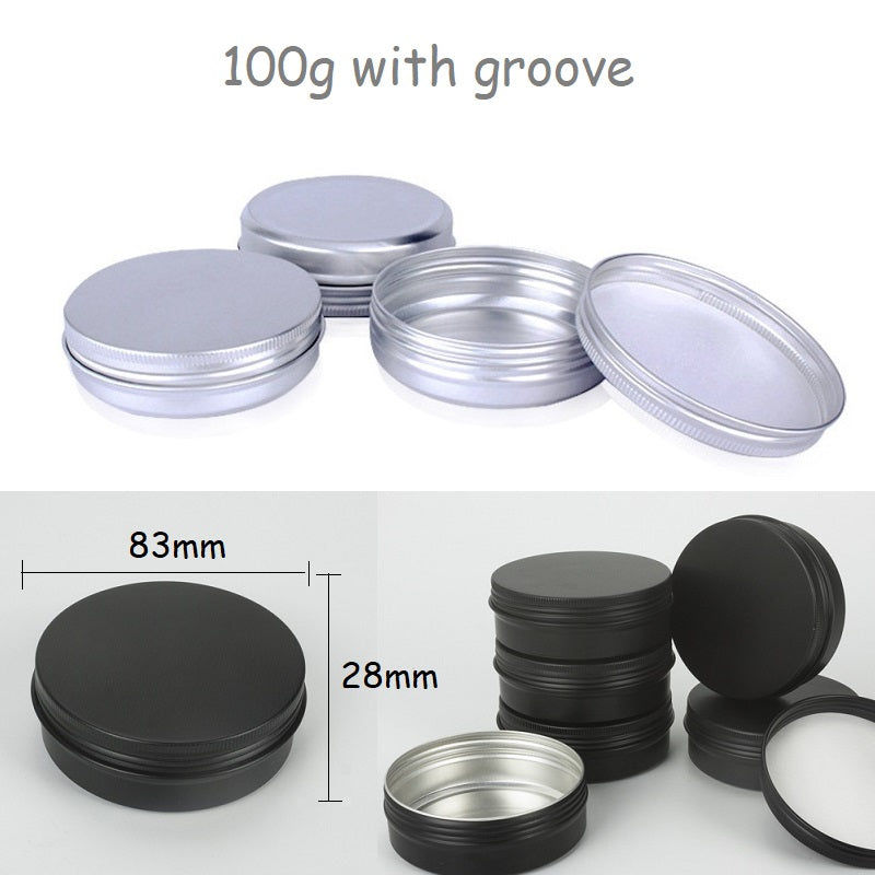 5g 10g 15g 30g 50g 60g 100g 150g Silver Black Aluminum Tin