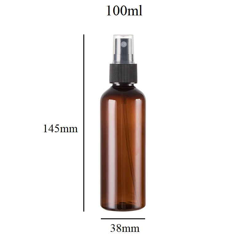 30ml 50ml 100ml 150ml PET Bottle With Black Plastic Sprayer / Pump