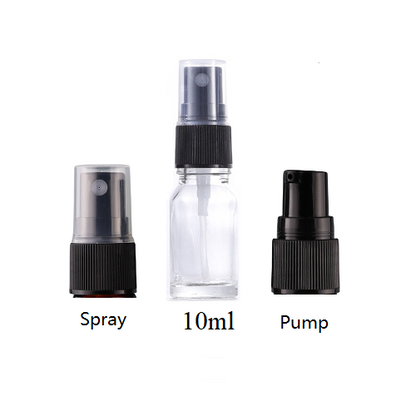 10ml Glass Round Bottle With Sprayer