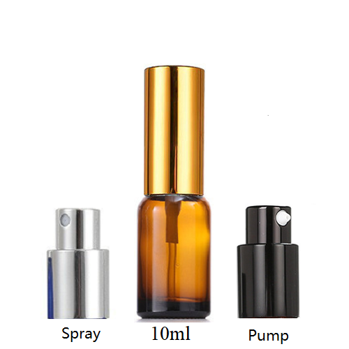 10ml Glass Round Bottle With Sprayer