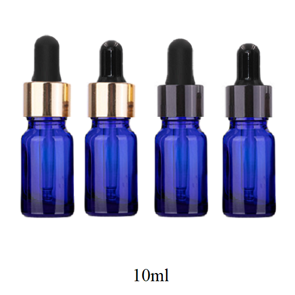 10ml Glass Round Bottle With Aluminum Ring Dropper