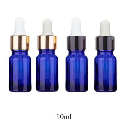 10ml Glass Round Bottle With Aluminum Ring Dropper