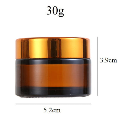 5g 15g 30g 60g 100g Amber Glass Jar