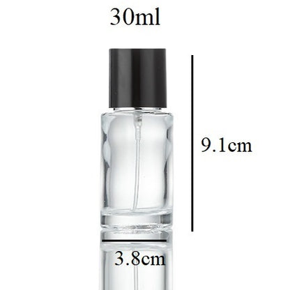 30ml Glass Cylinder Perfume Bottle (Screw On)