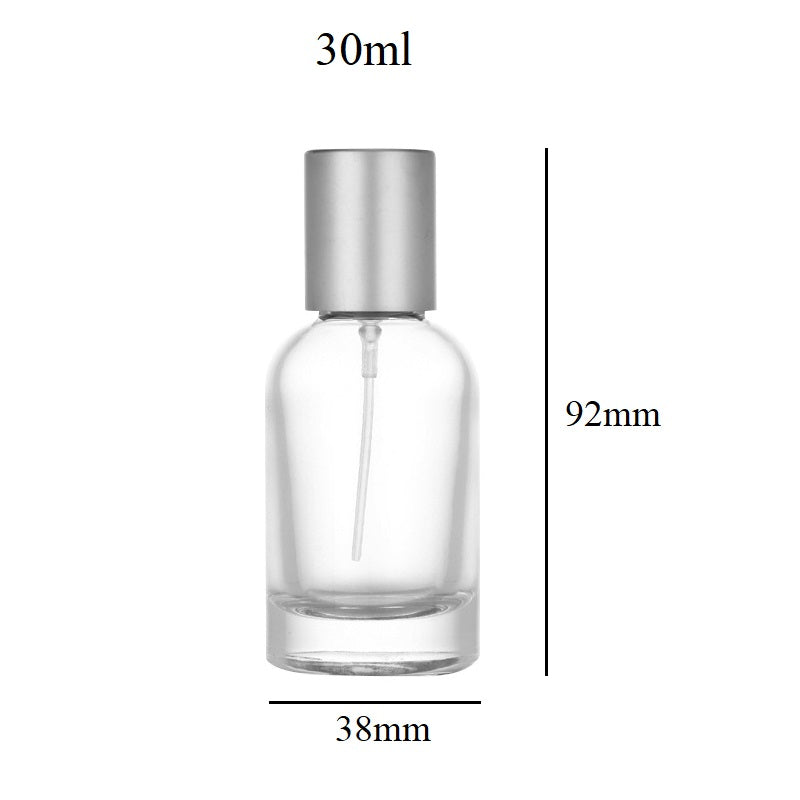 30ml 50ml 100ml Glass Round Lab Perfume Bottle (Crimp On)