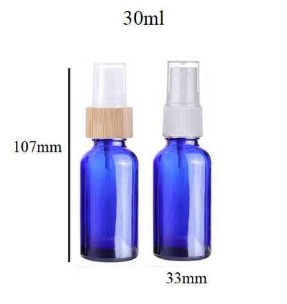 30ml Glass Round Bottle With Sprayer