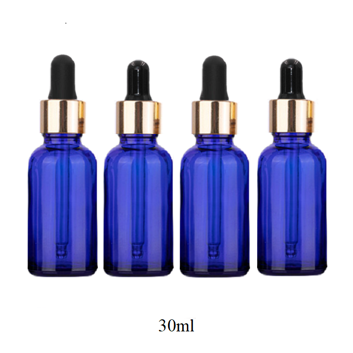 30ml Glass Round Bottle With Aluminum Ring Dropper