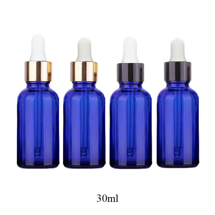 30ml Glass Round Bottle With Aluminum Ring Dropper