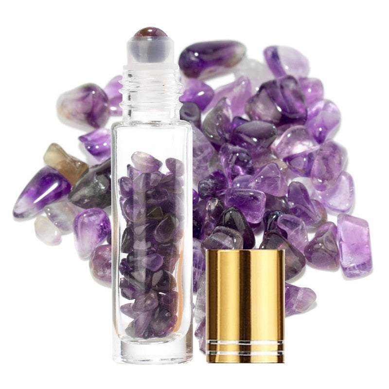 10ml Natural Gemstone Thick Glass Roll On