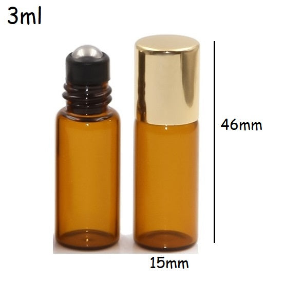 2ml 3ml Glass Roll On Tester