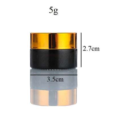 5g 15g 30g 60g 100g Amber Glass Jar