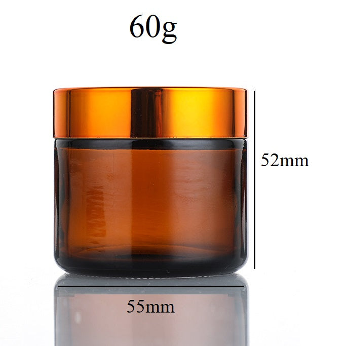 5g 15g 30g 60g 100g Amber Glass Jar