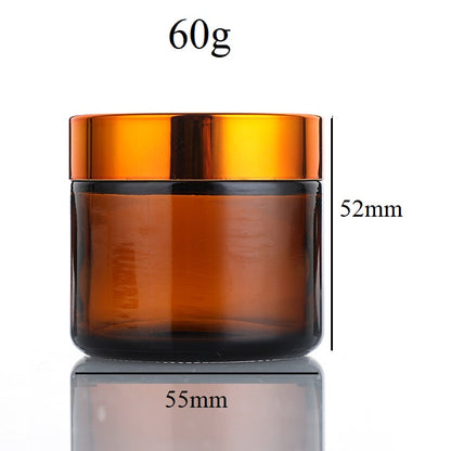 5g 15g 30g 60g 100g Amber Glass Jar