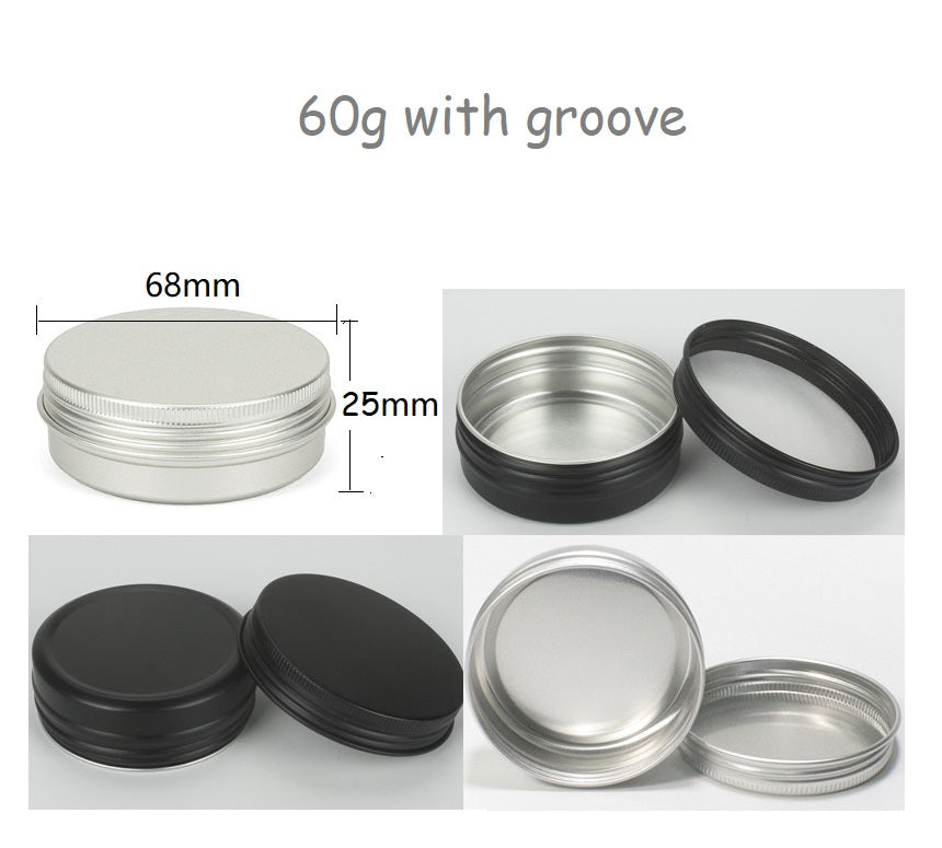 5g 10g 15g 30g 50g 60g 100g 150g Silver Black Aluminum Tin