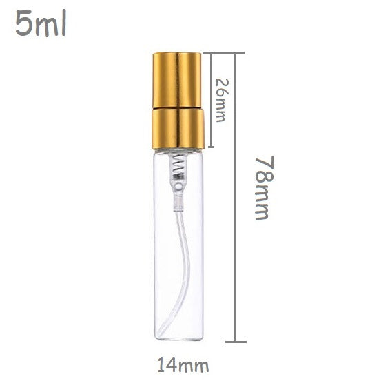 5ml 10ml Clear Glass Perfume Atomizer